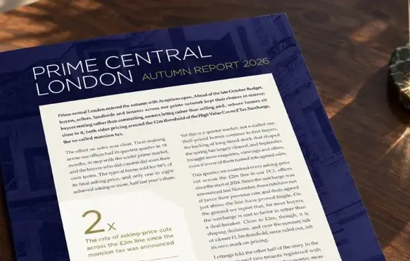a blue and white book with text