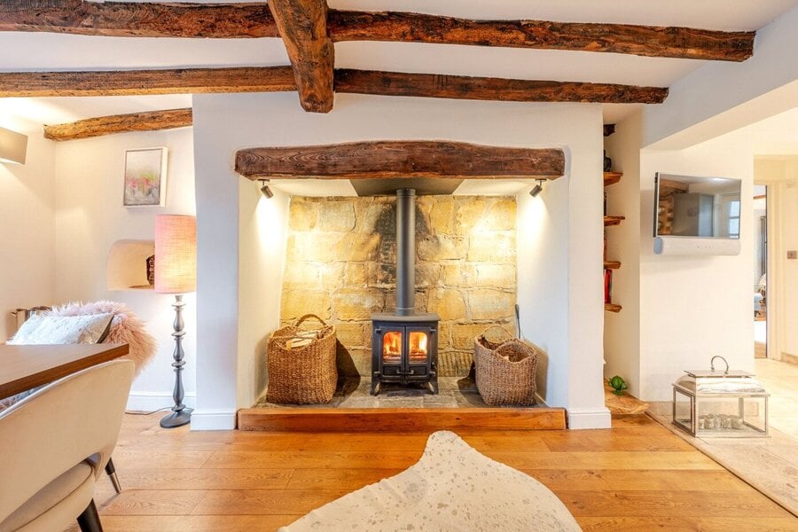 Sitting Fireplace