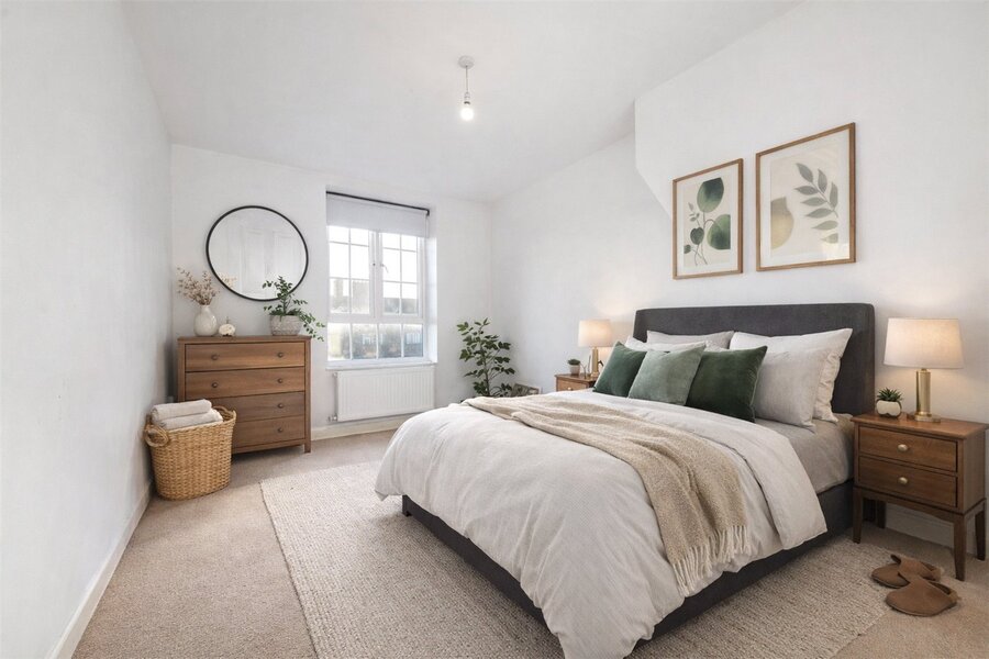 Bedroom - AI Staged