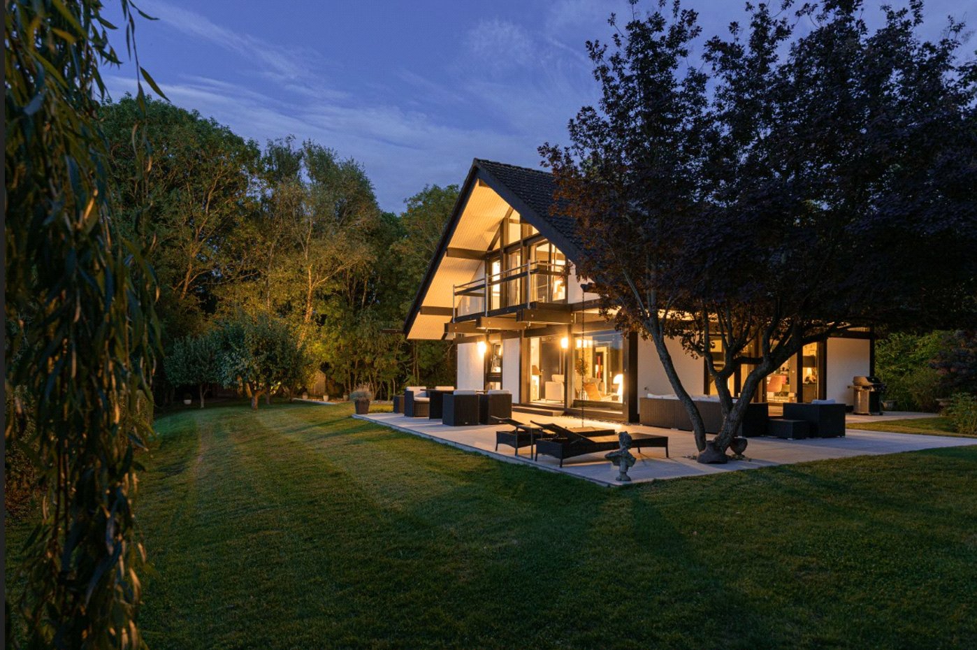 Dusk House Side