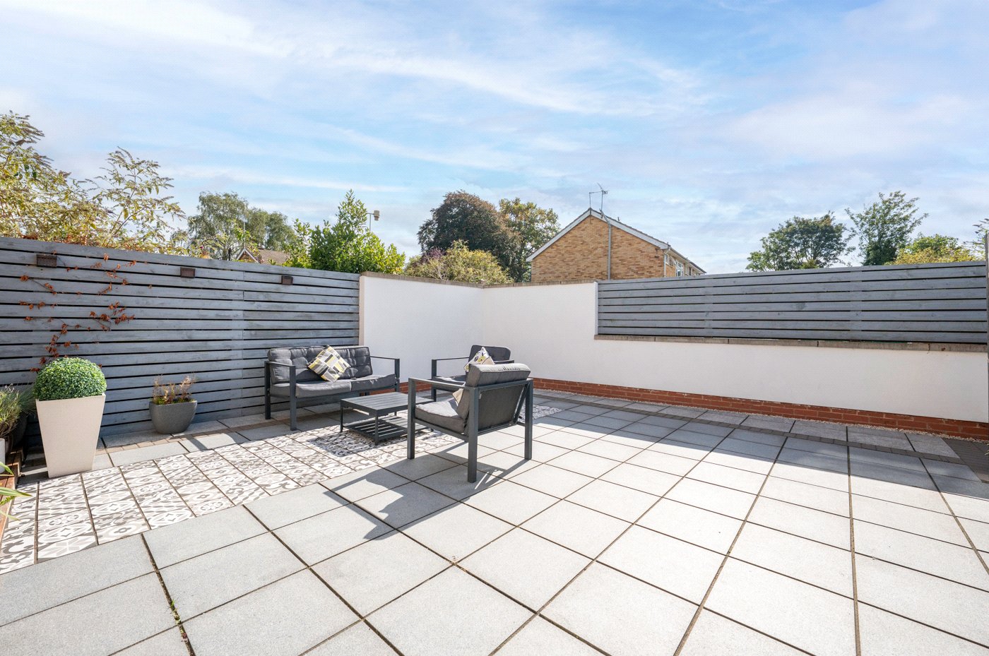 Patio To Rear
