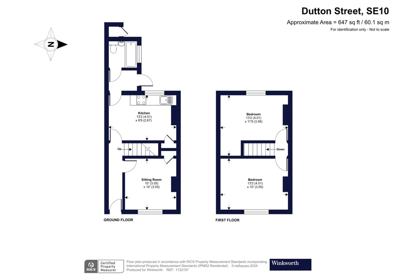 2 bedroom property for sale in Dutton Street, Greenwich, London, SE10