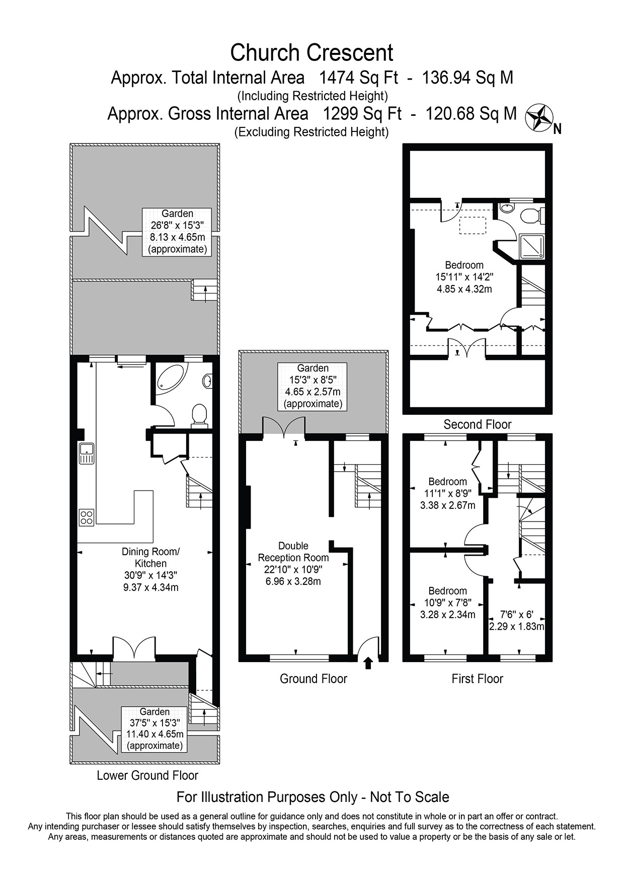 3 bedroom property for sale in Church Crescent, London, E9 (Ref