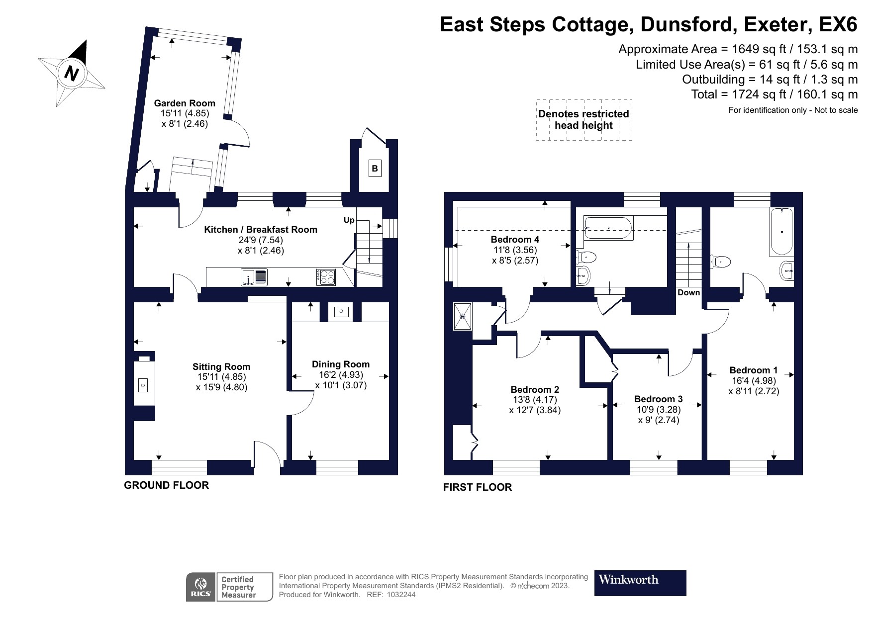 4 bedroom property for sale in Dunsford, Exeter, Devon, EX6 (Ref