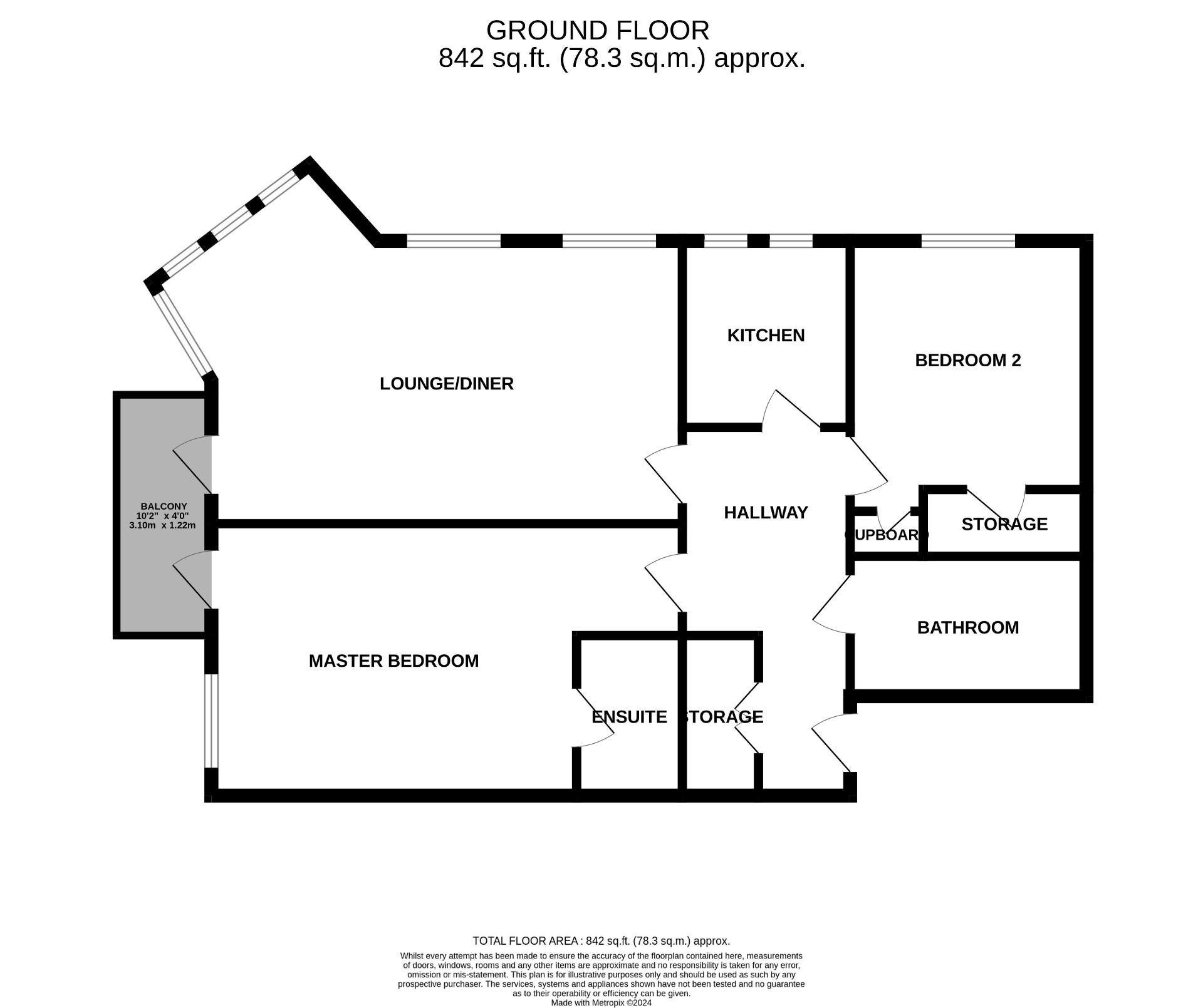 2 bedroom property for sale in Studland Road, Bournemouth, BH4 (Ref