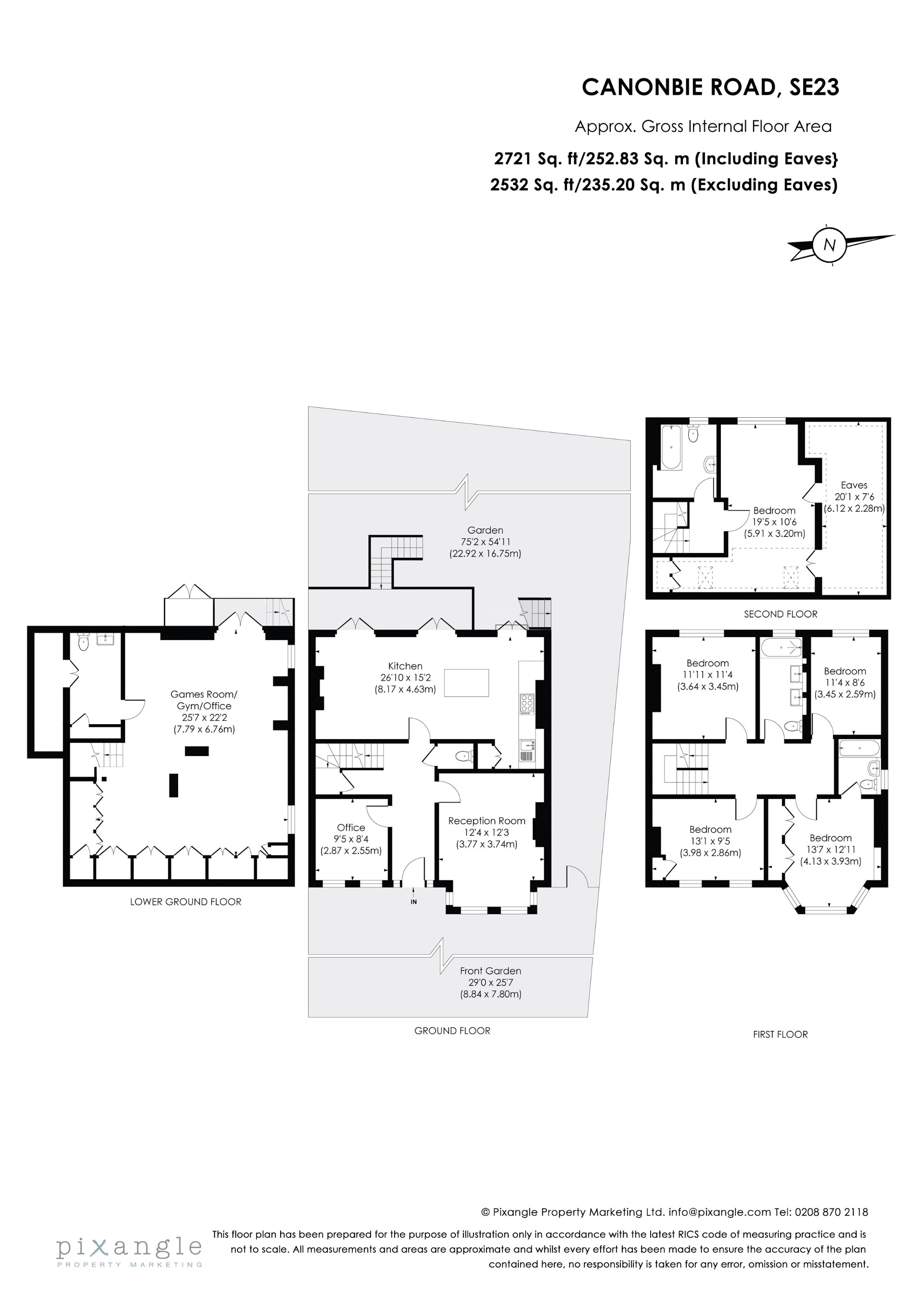 5 bedroom property for sale in Canonbie Road, London, SE23 (Ref FHL240091) £1,600,000