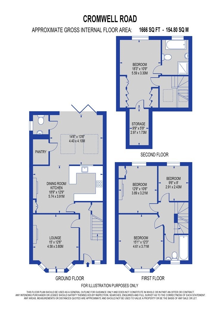 4 bedroom property for sale in Cromwell Road, Beckenham, BR3 (Ref
