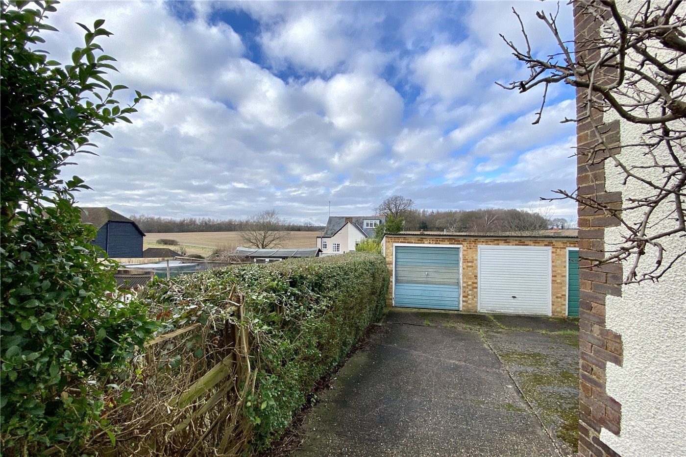Garage and View