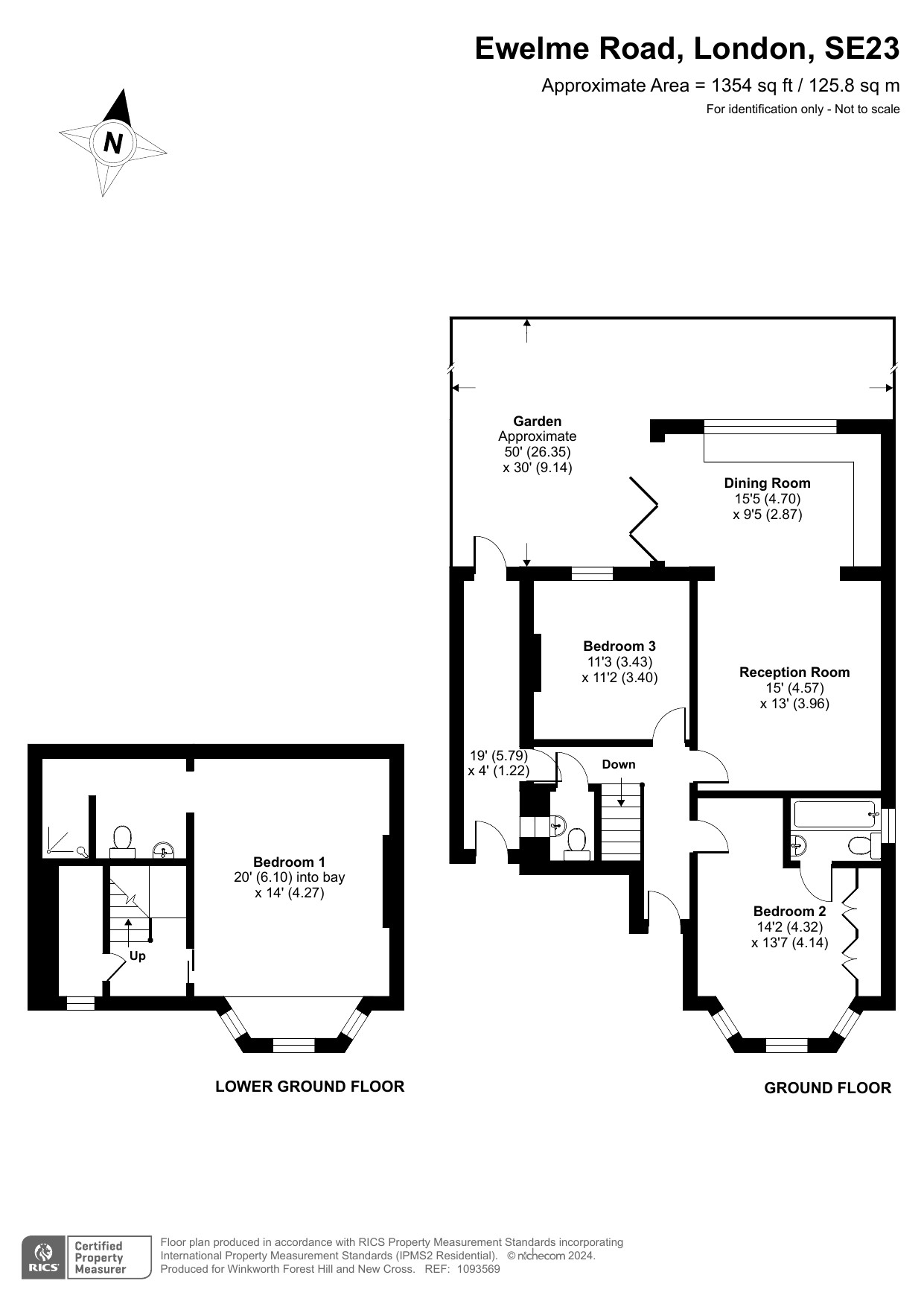 3 bedroom property for sale in Ewelme Road, London, SE23 (Ref FHL230390