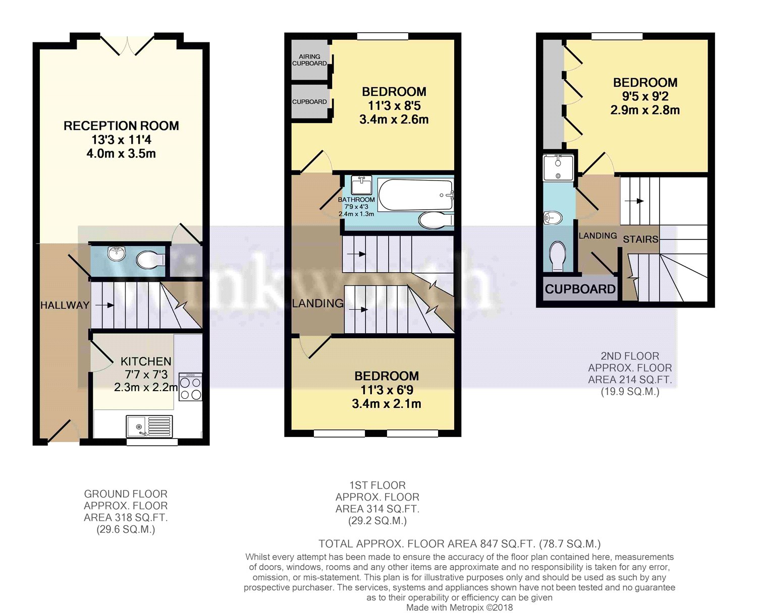 3 Bed Floorplan