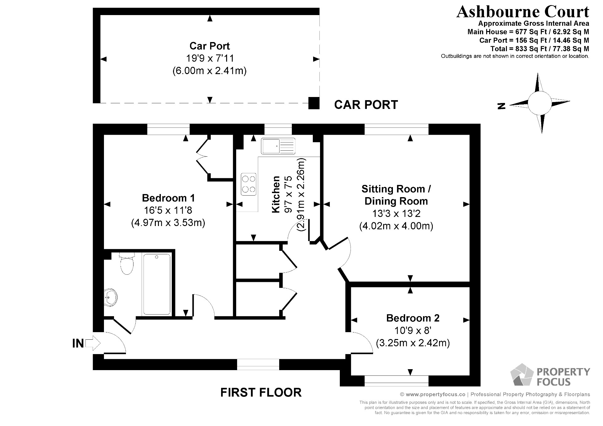 2 bedroom property for sale in Ashbourne Court, Winton Close