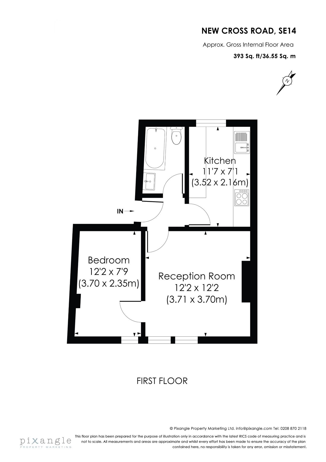 1 bedroom property to rent in New Cross Road, London, SE14 (Ref NEW210370) £317 pw