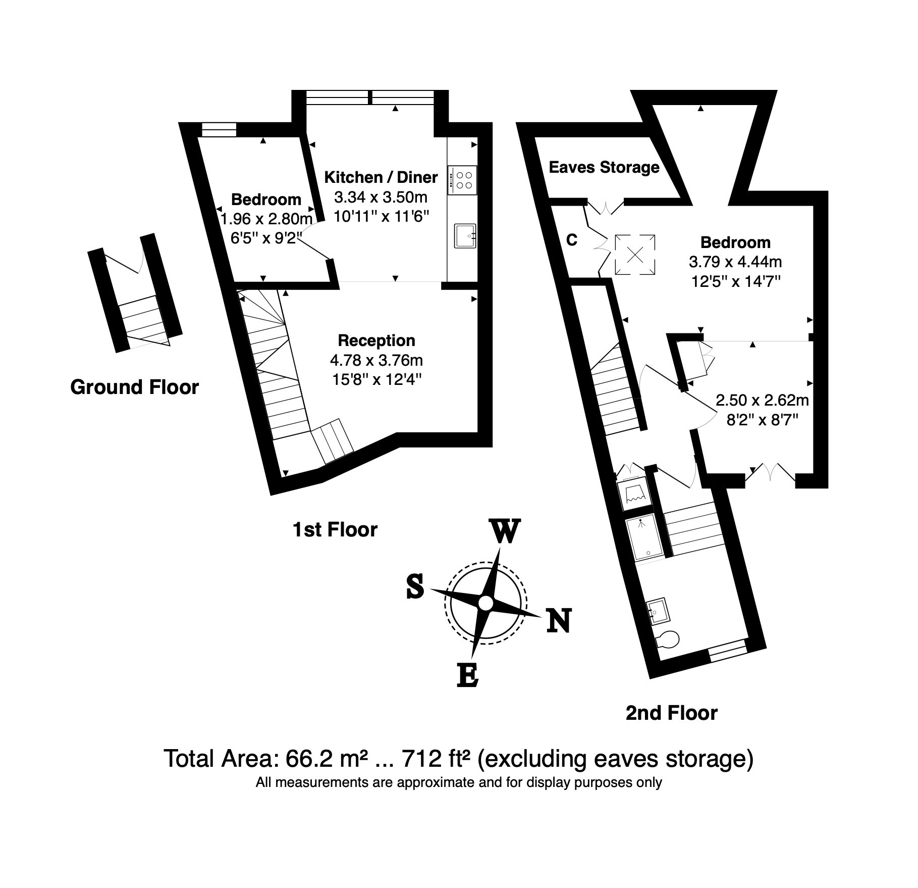 2 bedroom property for sale in Drayton Road, London, NW10 (Ref