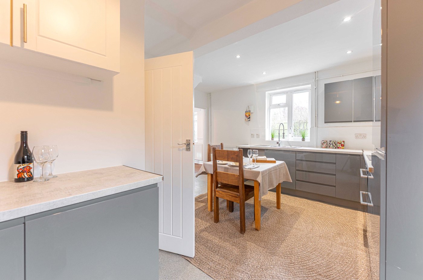 Kitchen From Back Do