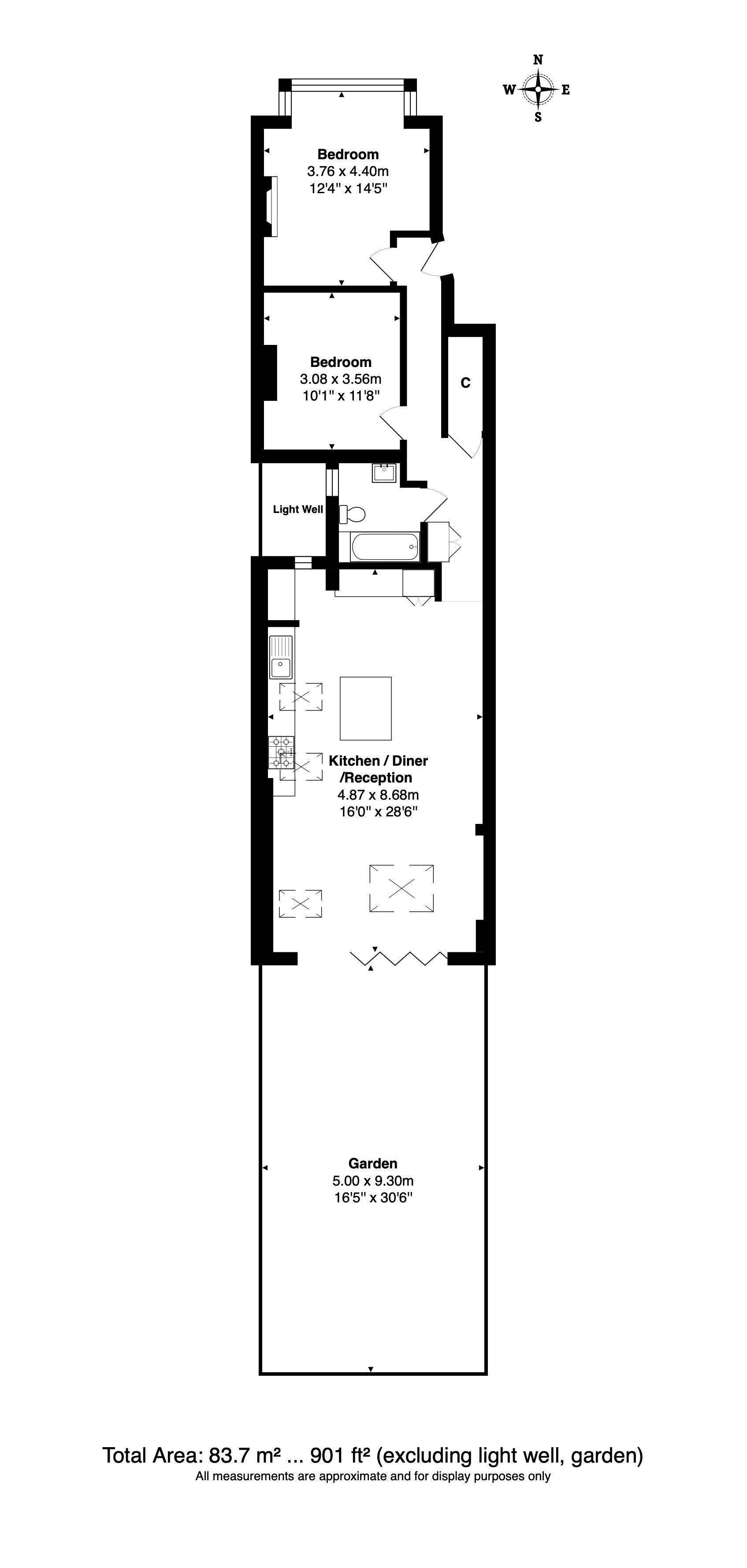 2 bedroom property for sale in Clifford Gardens, Kensal Rise, NW10 (Ref