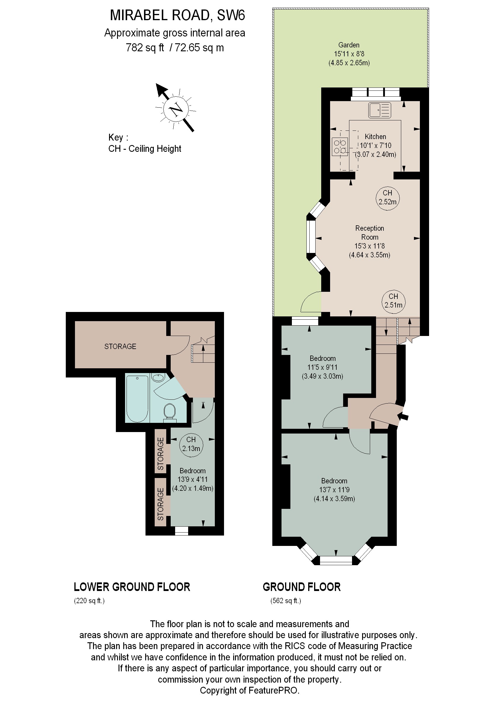 2 bedroom property for sale in Mirabel Road, London, SW6 (Ref FUP200066