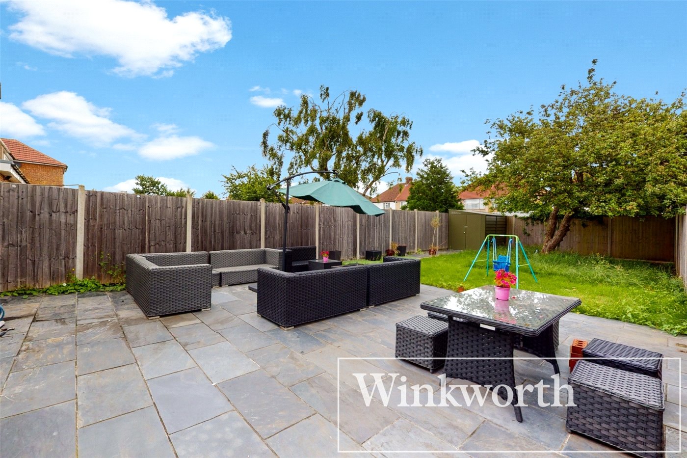 Rear Patio Area