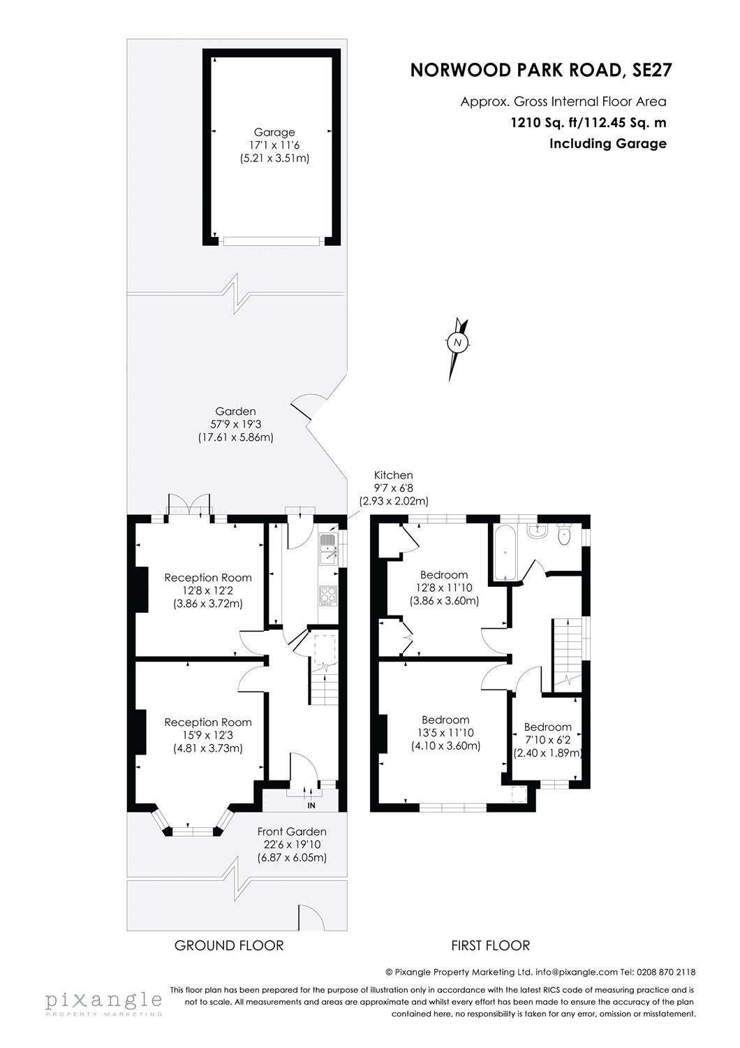 3 bedroom property for sale in Norwood Park Road, London, SE27 (Ref