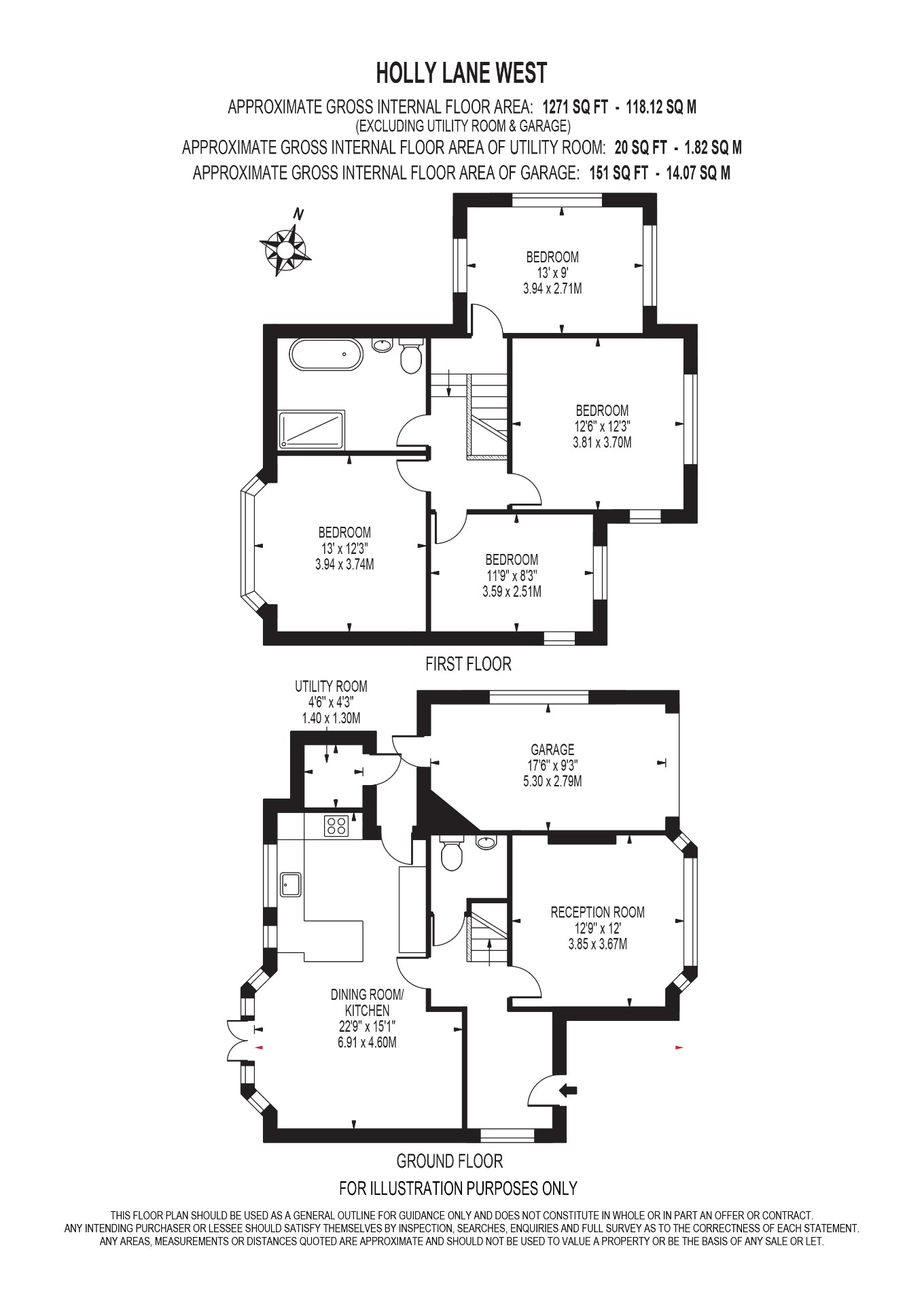 4 bedroom property for sale in Holly Lane West, Banstead, Surrey, SM7 (Ref BAN210158) £1,000,000