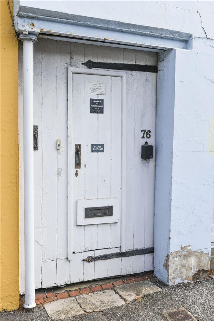 A FEATURE DOOR PORT.