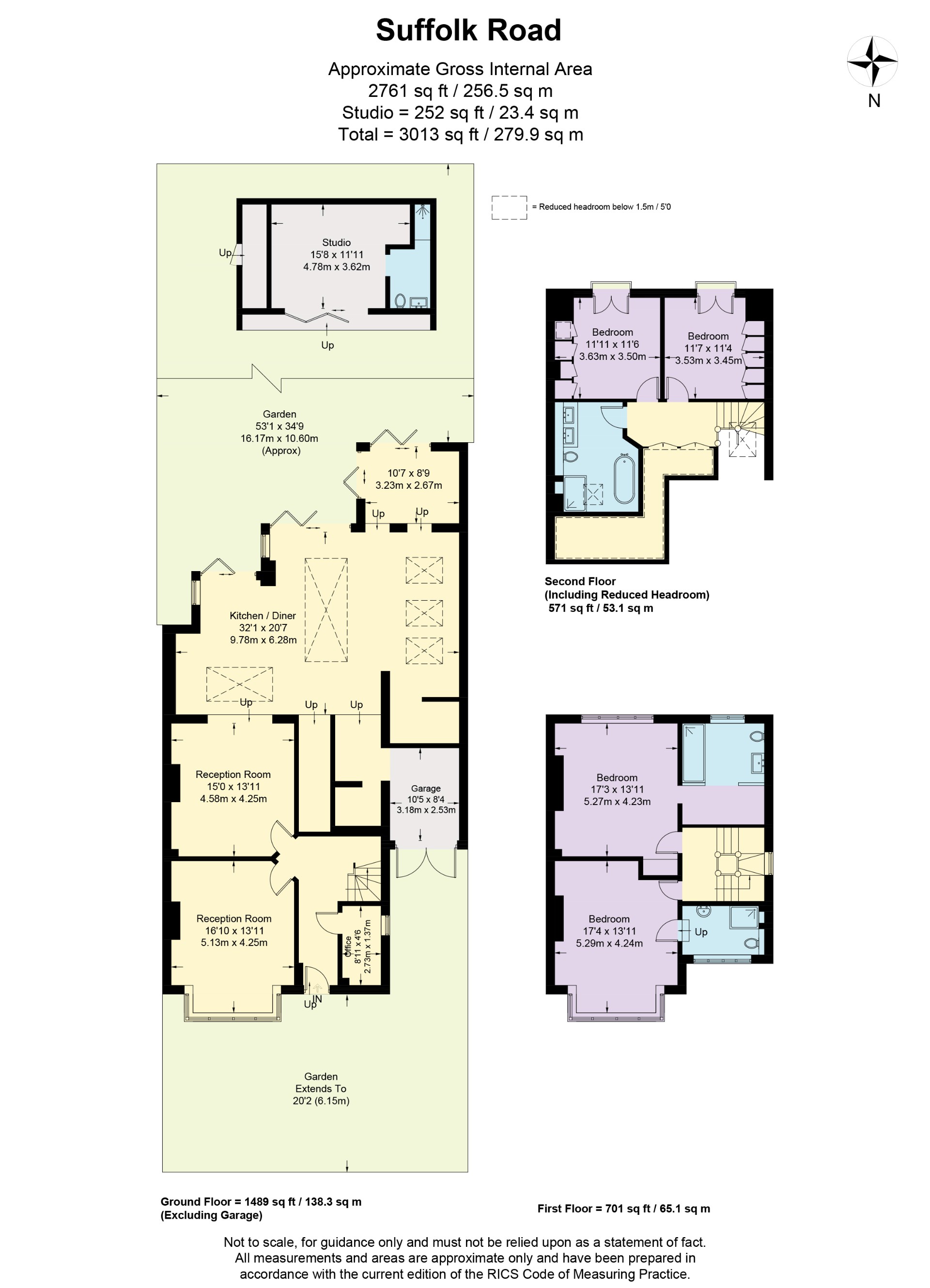 4 bedroom property for sale in Suffolk Road, Barnes, London, SW13 (Ref