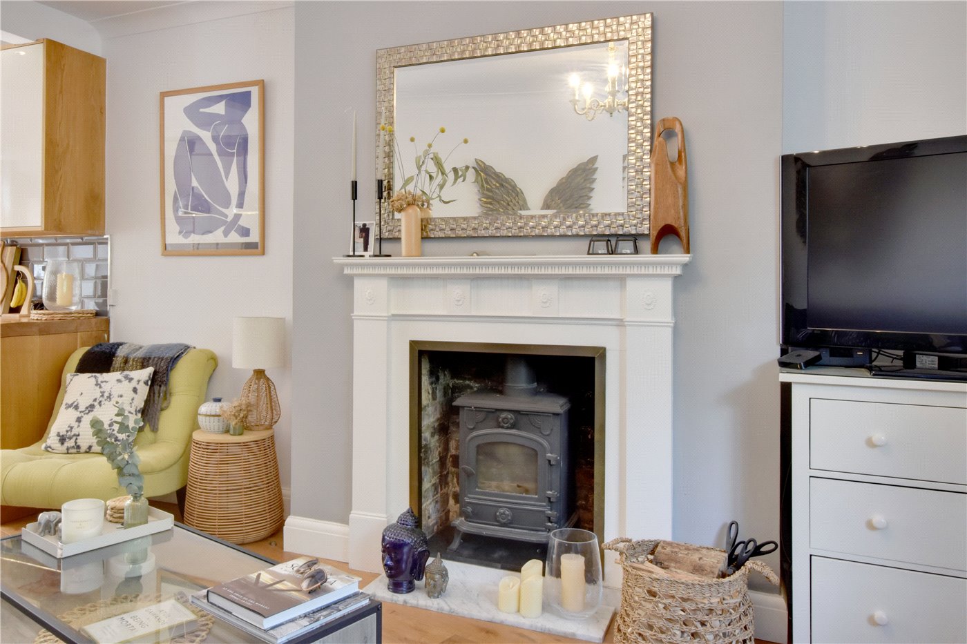 Reception Fireplace