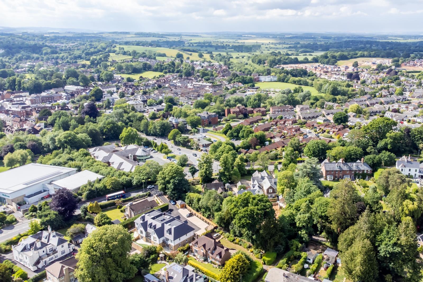 A VIEW OVER WIMBORNE
