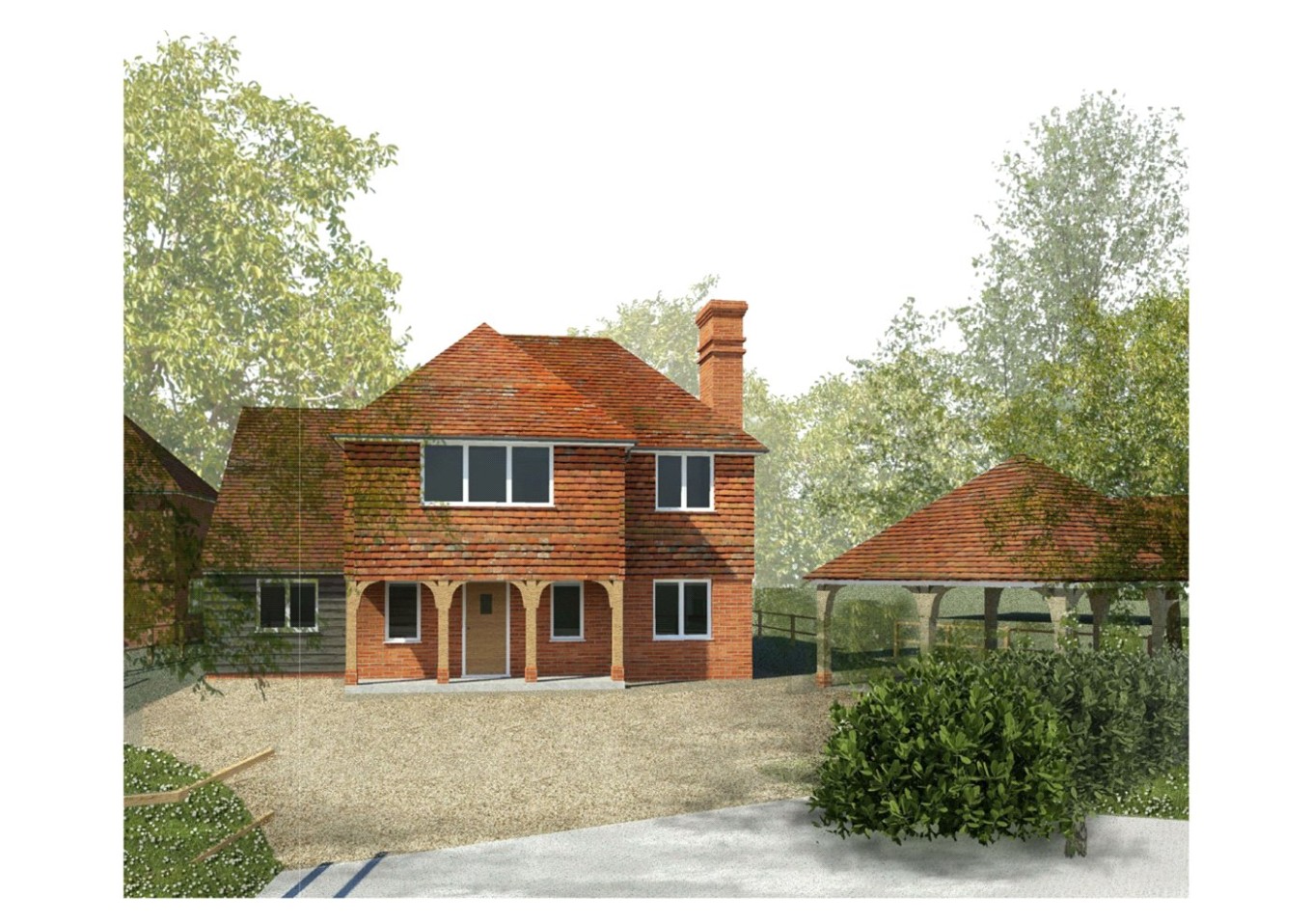 5 bedroom property for sale in Kents Oak, Awbridge, Romsey, Hampshire