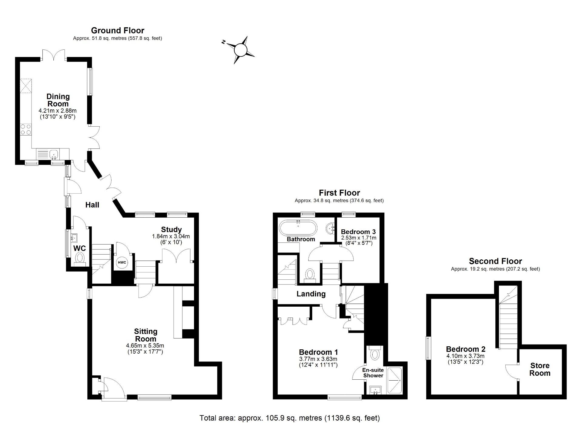 3 bedroom property for sale in White Street, Market Lavington