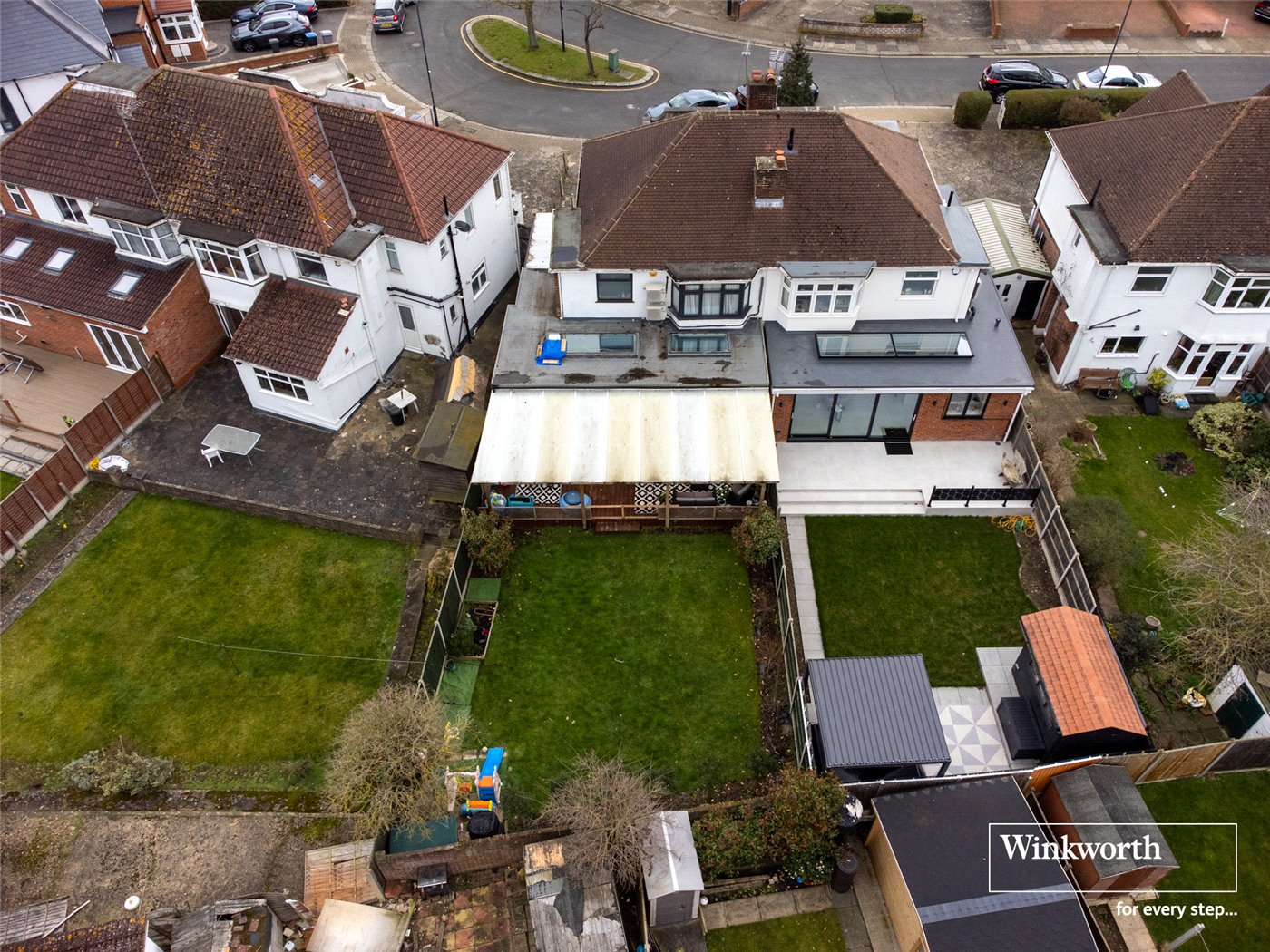 Rear Drone View