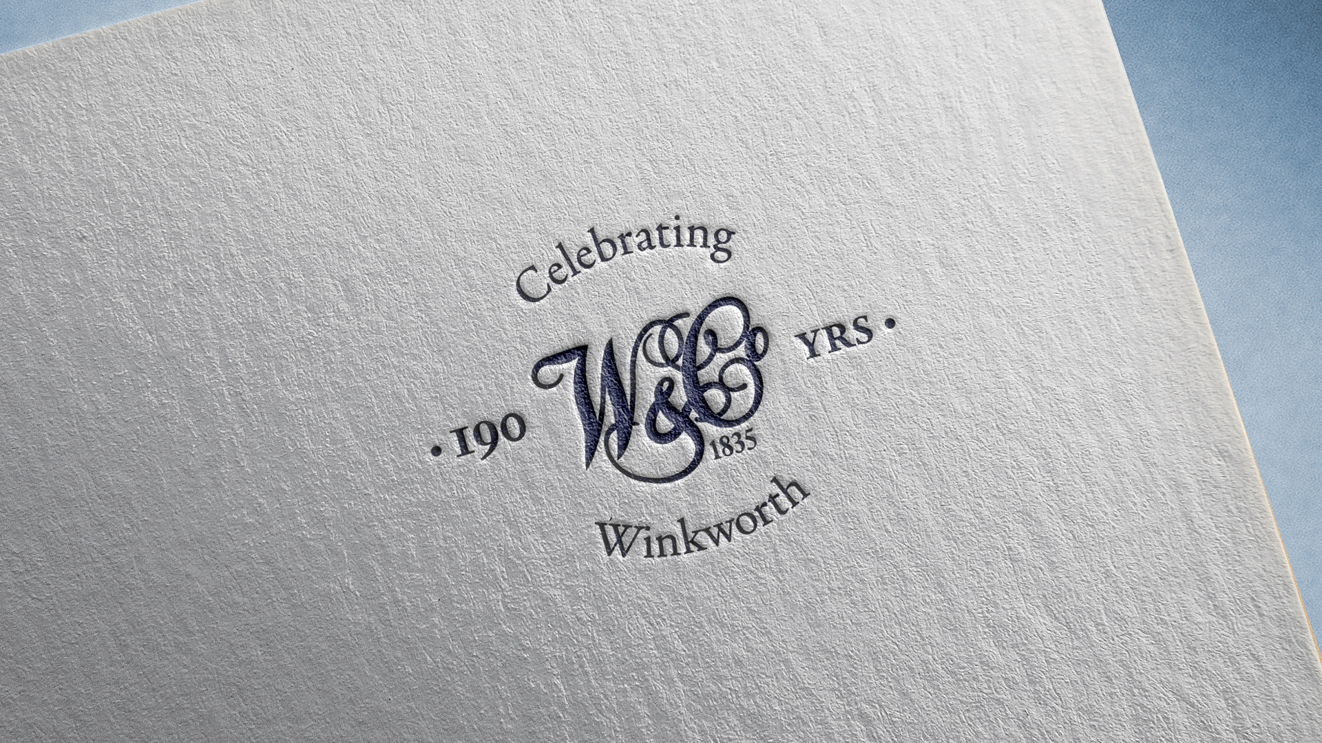 190_Years_Emblem_Deboss_On_Paper