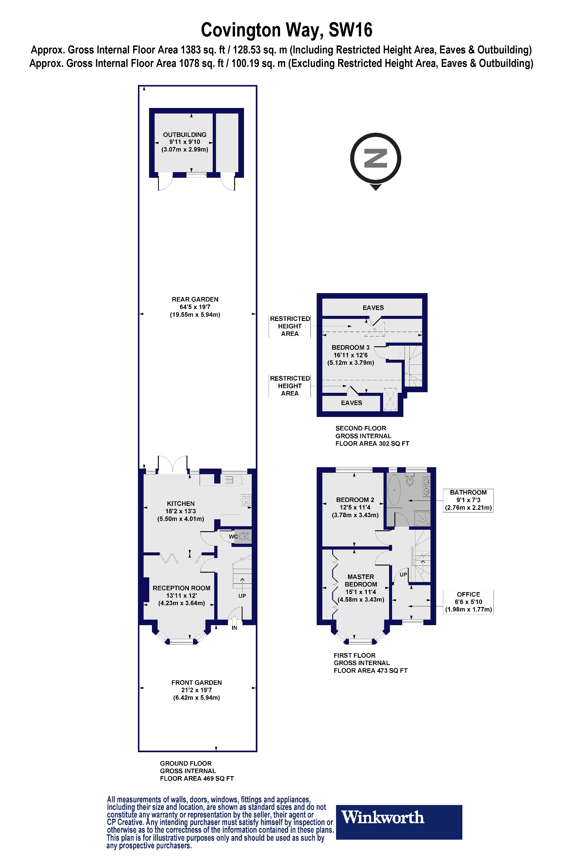 4 bedroom property for sale in Covington Way, London, SW16 (Ref