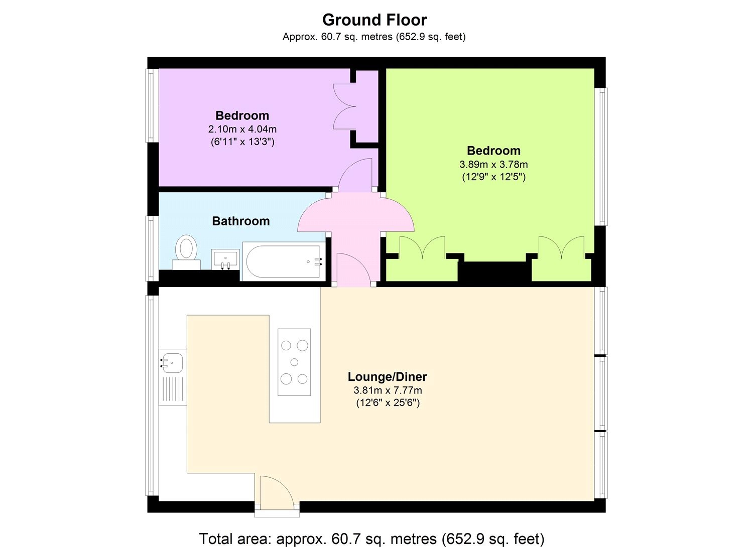 2 bedroom property for sale in The Hall, Foxes Dale, Blackheath, London