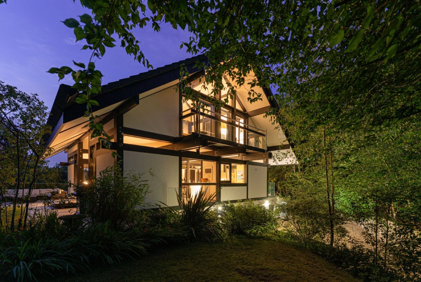 Dusk From Garden