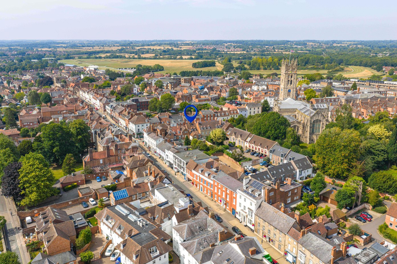 High Drone To Town