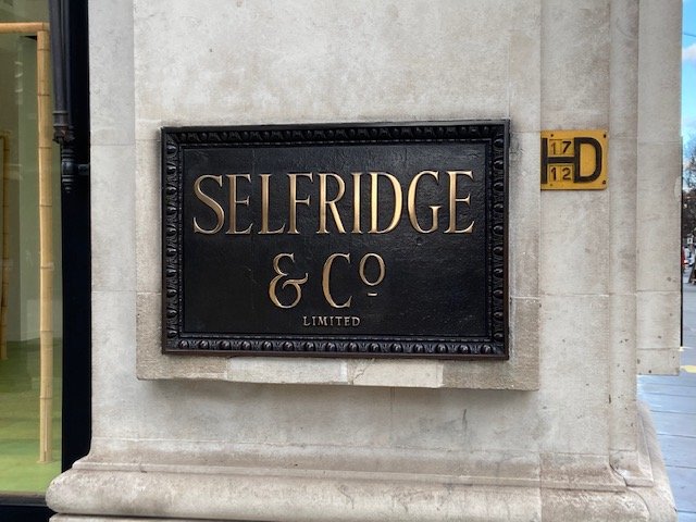 Selfridges Sign