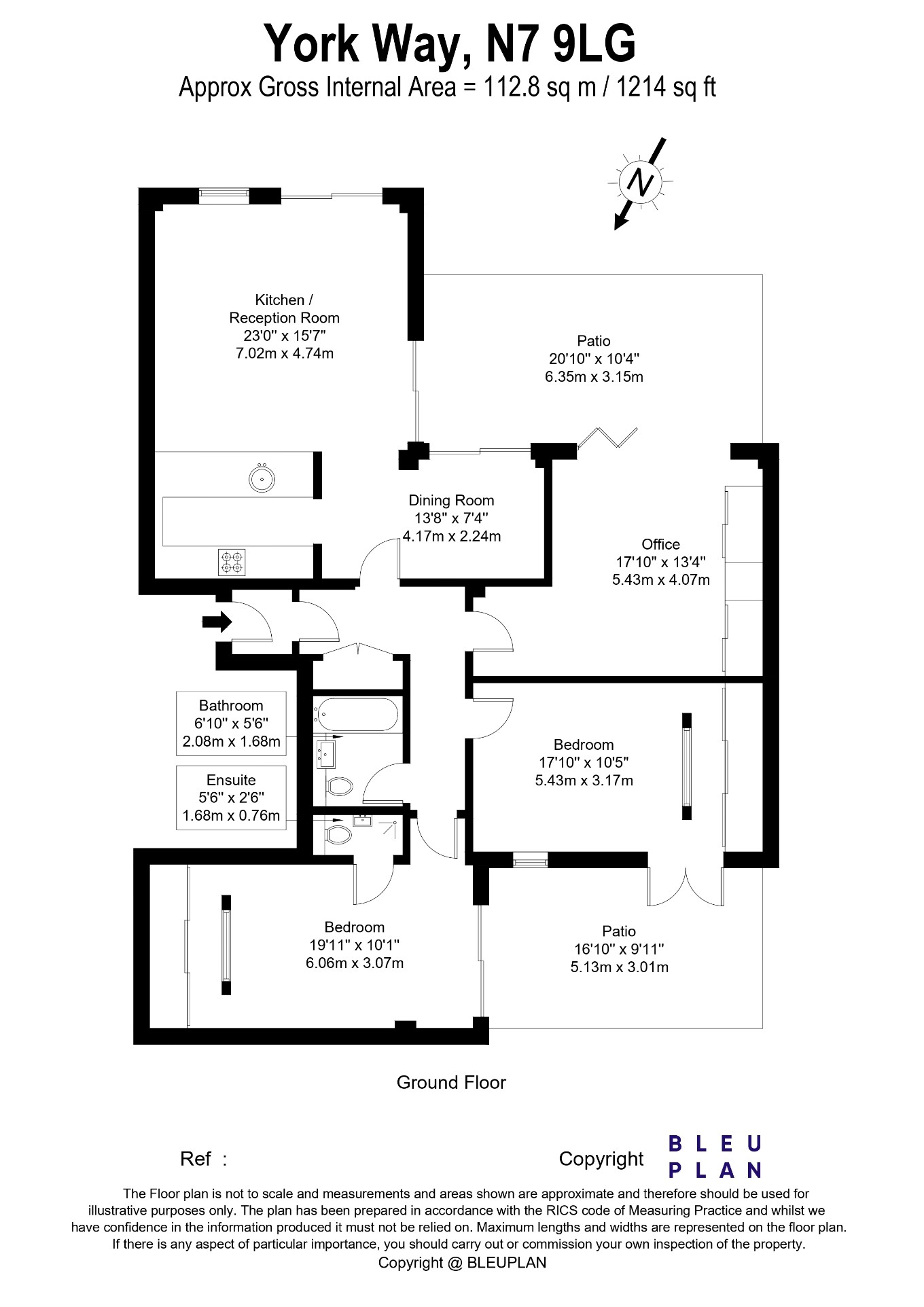 3 bedroom property to rent in York Way, London, N7 (Ref KET240120) - £ ...