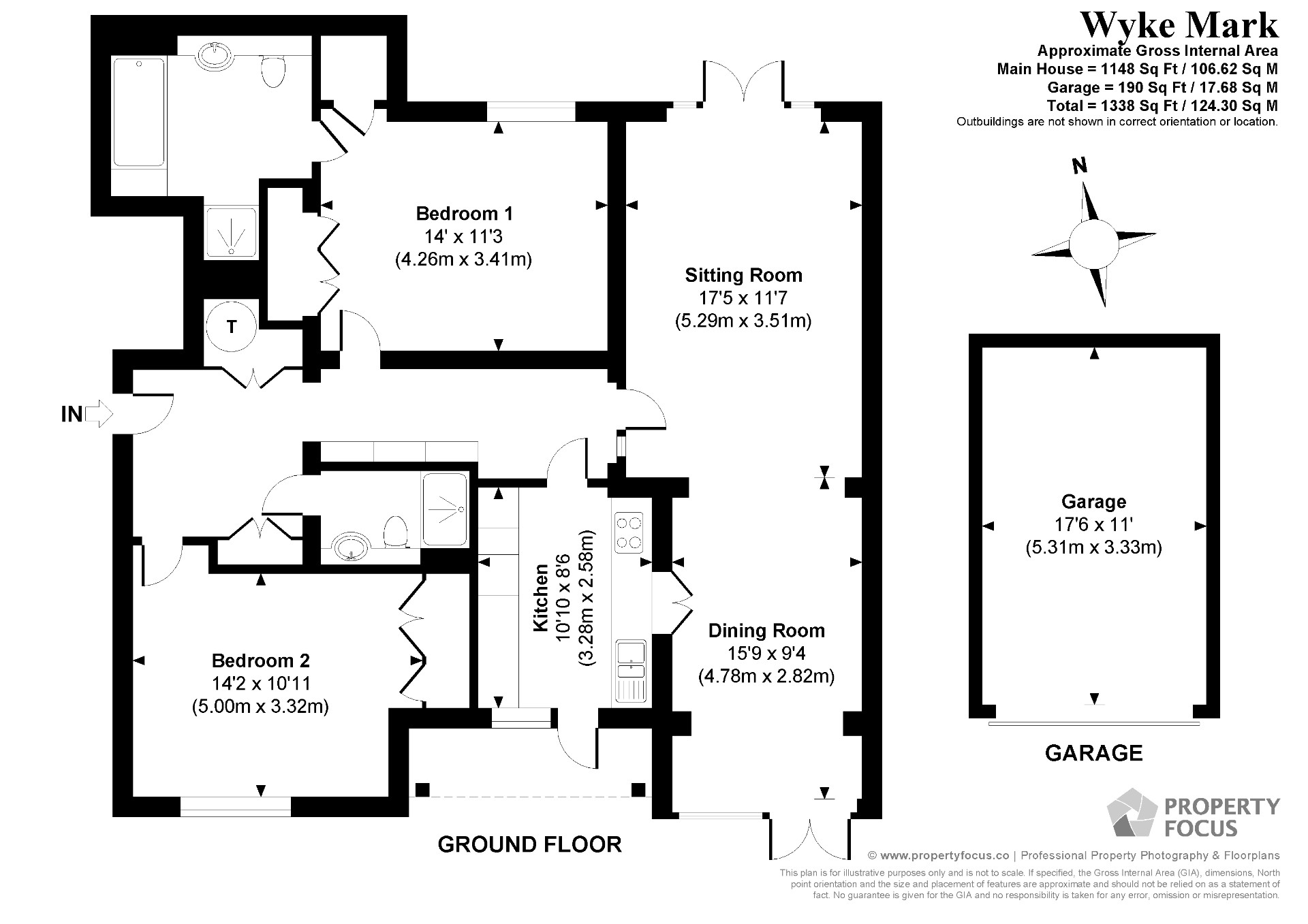 2 bedroom property for sale in Wyke Mark, Dean Lane, Winchester, SO22