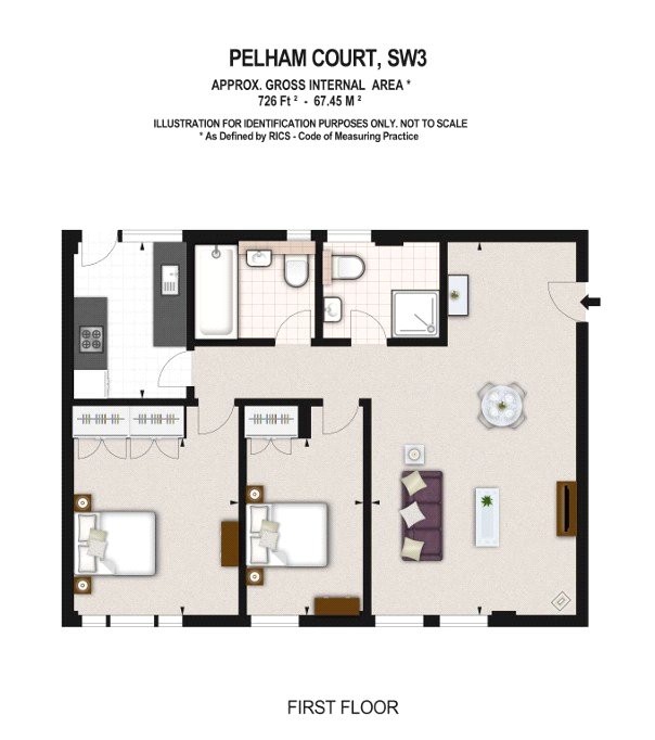 Pelham Court, 145 Fulham Road, Chelsea, London, SW3