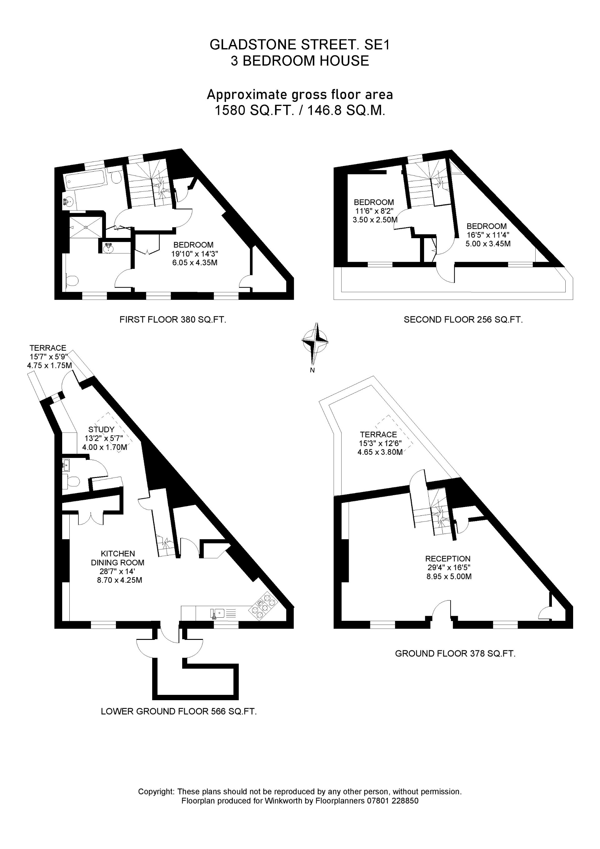 3 bedroom property for sale in Gladstone Street, Southwark, London, SE1
