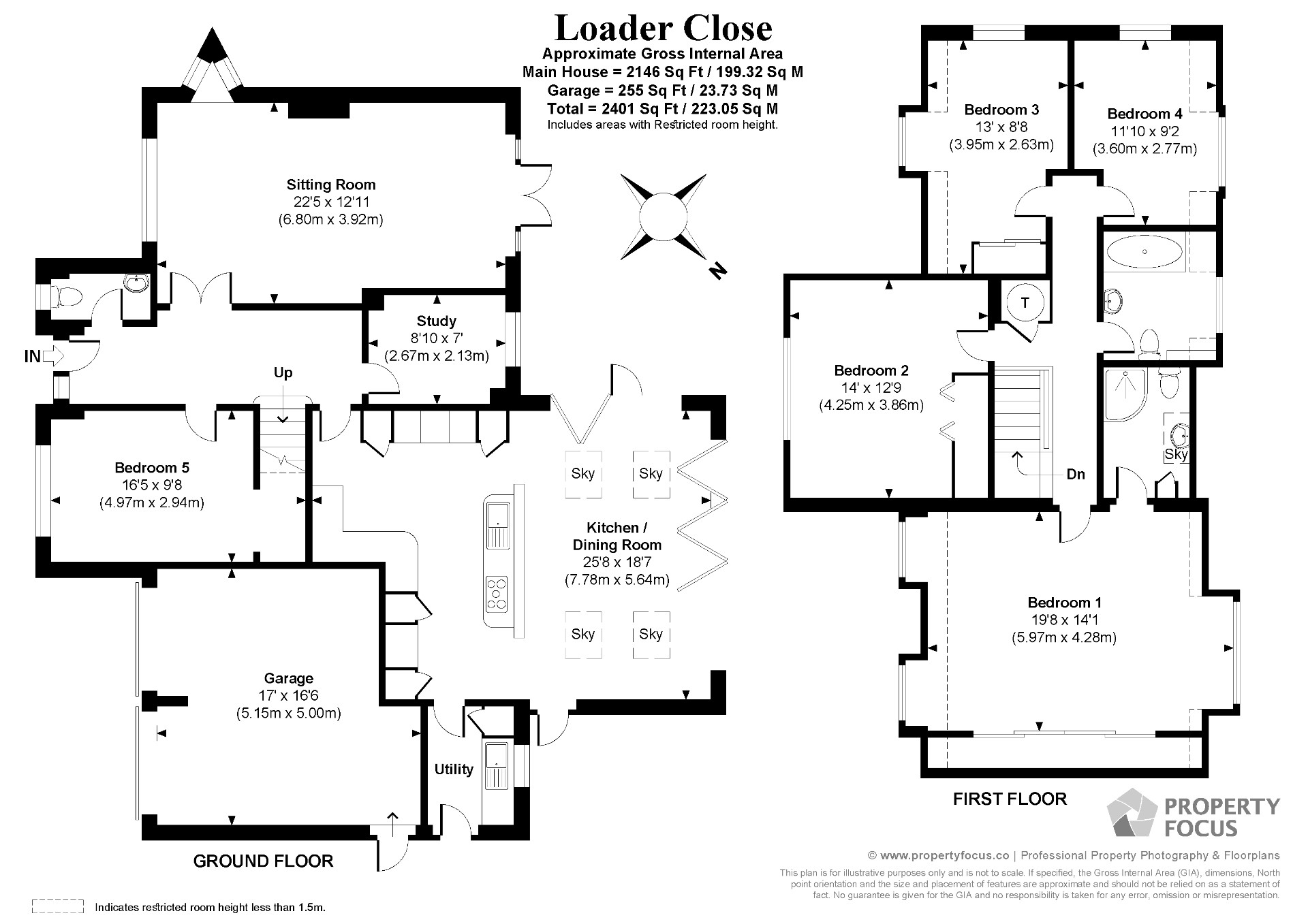 5 bedroom property for sale in Loader Close, Kings Worthy, Winchester