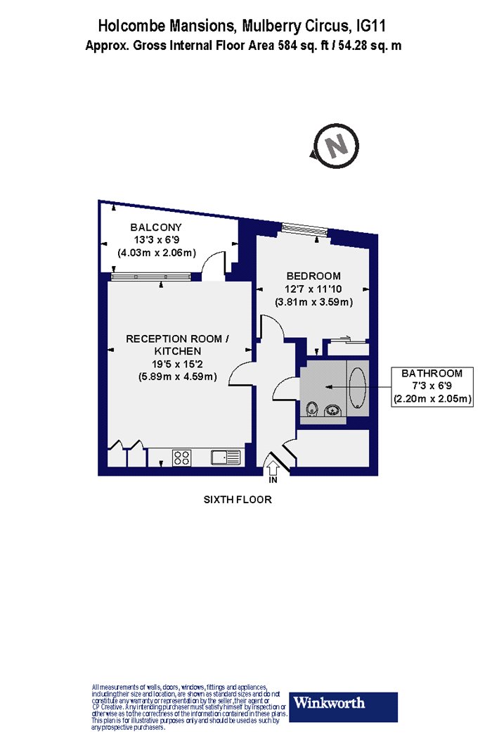Holcombe Mansions, 3 Mulberry Circus, Barking, IG11