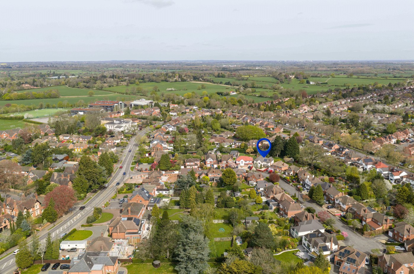 High Drone To Fields